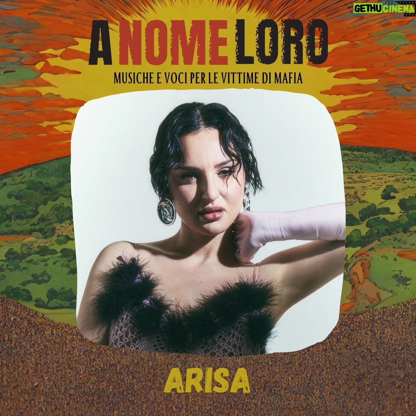 Arisa Instagram - 🎵 La cantante Arisa ha confermato la sua presenza a #Selinunte per la maratona musicale A NOME LORO - Musiche e voci per le vittime di mafia A NOME LORO www.anomeloro.it 🗓️ 25 maggio 2024 🏛️ #Selinunte, Sicilia 👉 Ingresso libero #anomeloro #25maggio #siamoliberi