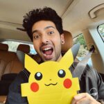Armaan Malik Instagram - Childhood dream unlocked!!! Excited to join the @pokemon family and sing the new intro theme for Pokémon Horizons - The Series in Hindi, Tamil & Telugu🖤⚡️ Here are some moments from today’s launch event and from the day of the recording session! Stay locked in for the song drop x