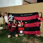 Arthur Picoli Instagram - Somos TRI CAMPEÕES DA LIBERTADORES 🙏🏻❤️🖤 #flamengo #libertadores #tri Conduru é rubro negro ❤️🖤