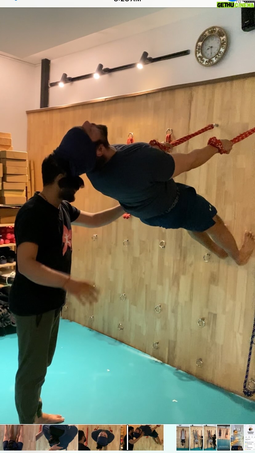 Arya Instagram - Yoga, not only for flexibility, it will give you strength too π€Έπ€ΈββοΈπͺπͺ @aryaoffl way to go #ropeyoga #arya #yogateacher #yogainchennai a
