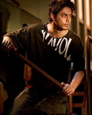 Aryan Khan Instagram - After its much-hyped first collection last year, #AryanKhan's luxury streetwear label @dyavol.x teams up with @disneyindia for its second drop. In an exclusive interview with GQ India, Aryan Khan opens up about working with his father #ShahRukhKhan, directing a series for a streaming platform and how he wants to keep his fans guessing. 

Read his exclusive interview, at the link in bio and gqindia.com