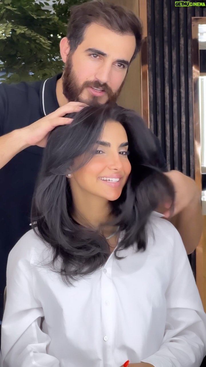 Asawer Ezzat Instagram - Hair cut by @hajer.altawil for the beautiful @asawer.ezzat #hair #haircut #hairtutorial #hairtransformation #explore