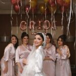 Asawer Ezzat Instagram - Bridal shower 📸 @aya.mohammedph تزين البرايد @lamor.events @rosellabride الروب من ❤️ ميكب @shishi.safaa شعر @yousef_salam1