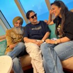 Asees Kaur Instagram - All work & no play makes Jack a dull boy !!!! Mandatory fun with fam on the cruise 🚢…… AseesKaur, family, fun, trip