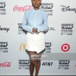 Ashleigh Murray Instagram - I am a button A cute leggy ageless button 📣stylist @madisonguest ❤️‍🔥