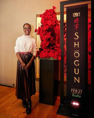 Ashleigh Murray Instagram - Thank you @thealist.us for the lovely invite and introduction to @shogunfx premiering next week, Feb 27th. I had the pleasure of listening to @eriko_miyagawa_ and @annasawai speak about the intention, love, power and expression of strength they poured into this show. Marrying Art to Industry is a nimble, fickle task. I felt the authenticity teeming. Congratulations