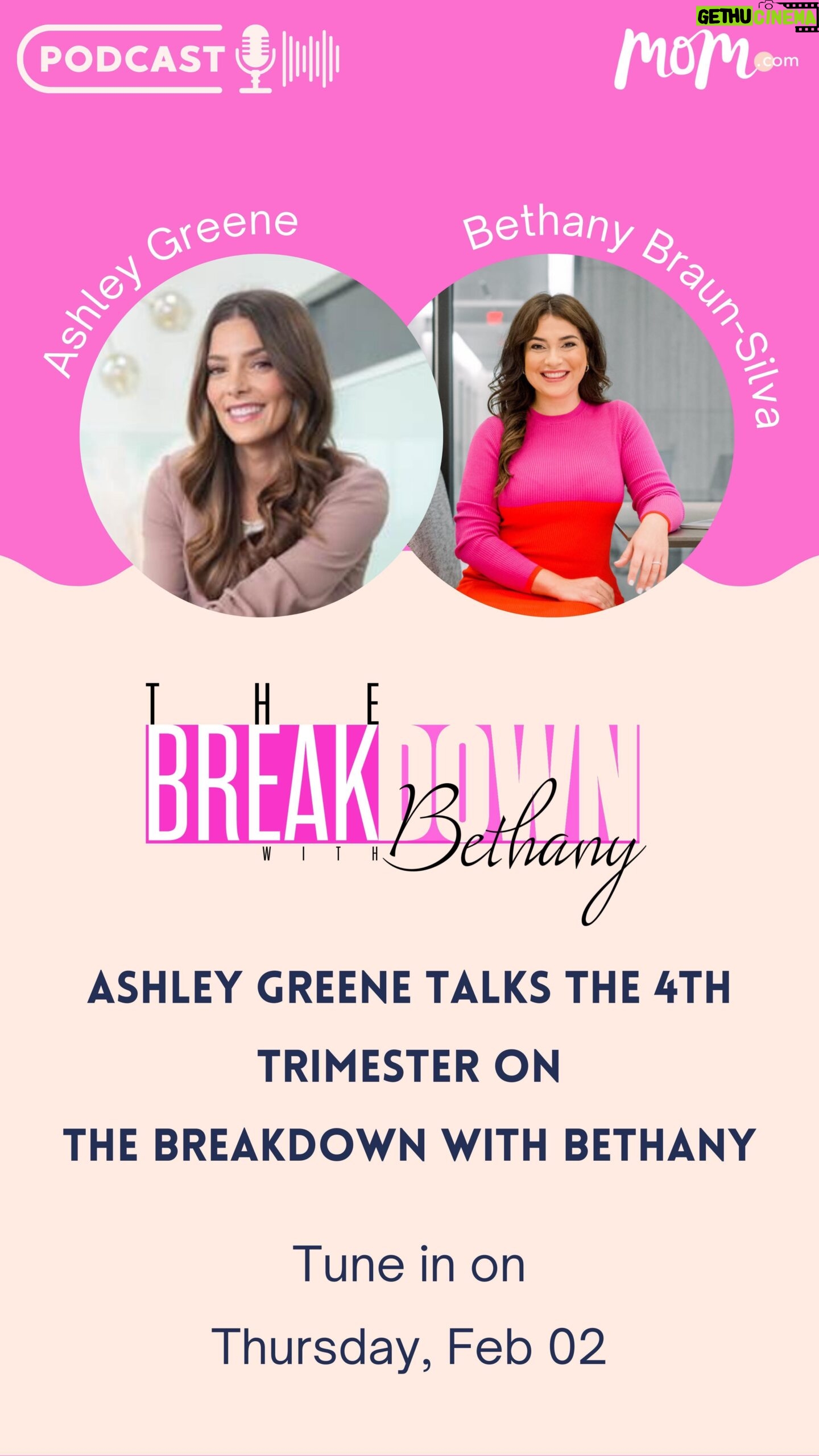 Ashley Greene Instagram - Thank @ashleygreene for your candid words on new motherhood! This is such a great episode! Send it to a new mom!! πππ @thebreakdownwithbethany . #mom #momlife #ashleygreene #moms #podcast #podcastersofinstagram