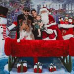Ashley Greene Instagram – Christmas was a success. And yes – the last photo is of us in a Santa clause for dogs photo…. she loved it.