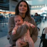 Ashley Greene Instagram – Baby girl handled her first international flight like a champ! #travelwithbaby