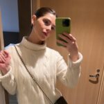 Ashley Greene Instagram - A compilation of selfies and a screen grab of a fun new project. 1. On set 2. Fun new project 🤫 peep the hair 3. Elevator love 4. ECCC look 5. My new sweats obsession