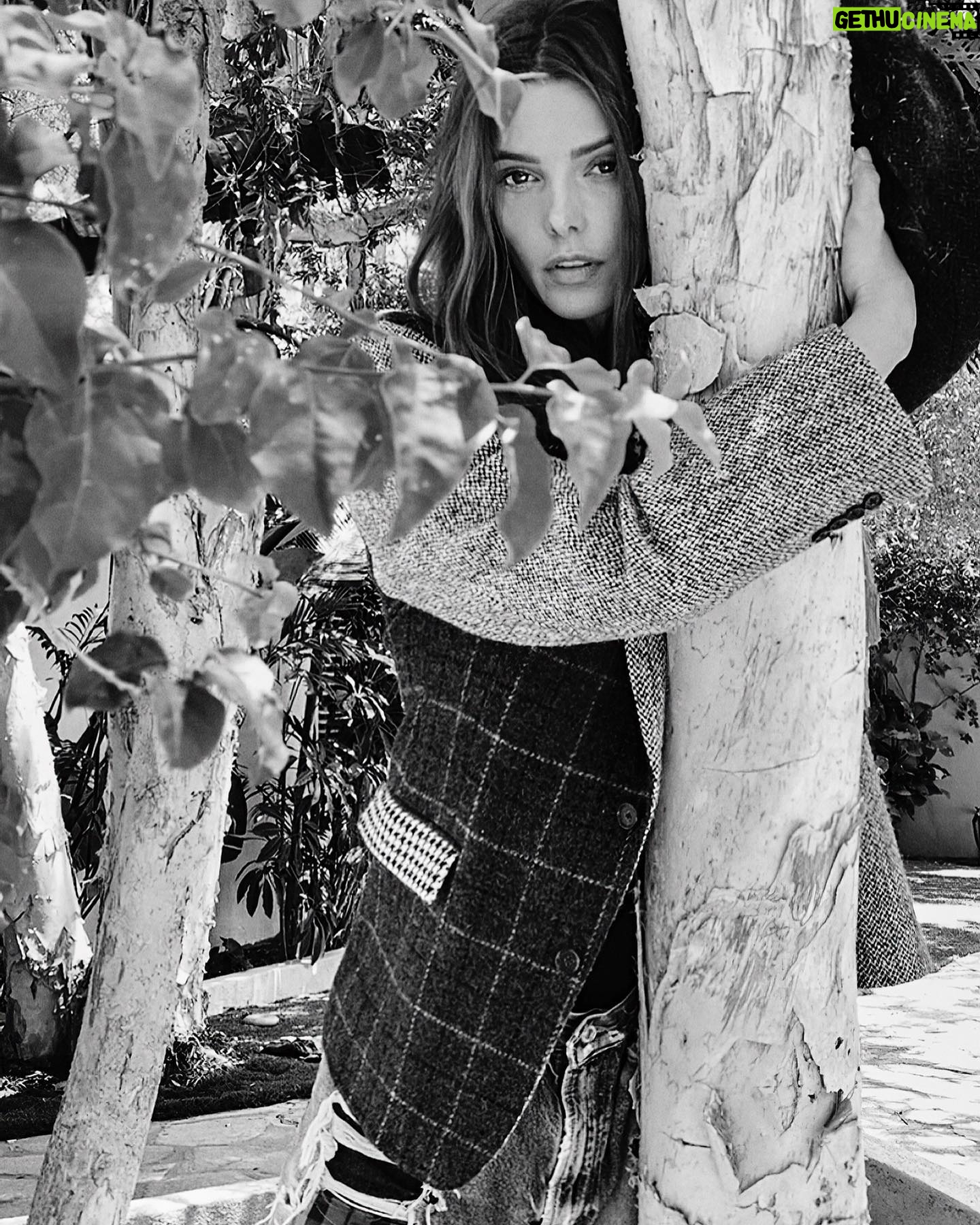 Ashley Greene Instagram - One of my favorite shoots for @m__milenio that was done mid pandemic. Shot at the house virtually, styled with a lot of @paulkhoury clothes and hair and makeup by me.
