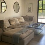 Ashley Greene Instagram – So excited to share a collaboration I did with @MP_JAMES_DESIGN and @INDUSTRYWEST to give my living room new life. I wanted something that better represented me and gave us a fresh start going into 2023. Thank you @Industrywest for such beautiful pieces and @MP_james_design for bringing this vision to life. 

Check out the before and after and let me know your thoughts. 

These are the pieces I love:
* Brownsville Sectional
* Melbourne Coffee Table
* Mulholland Occasional Chair