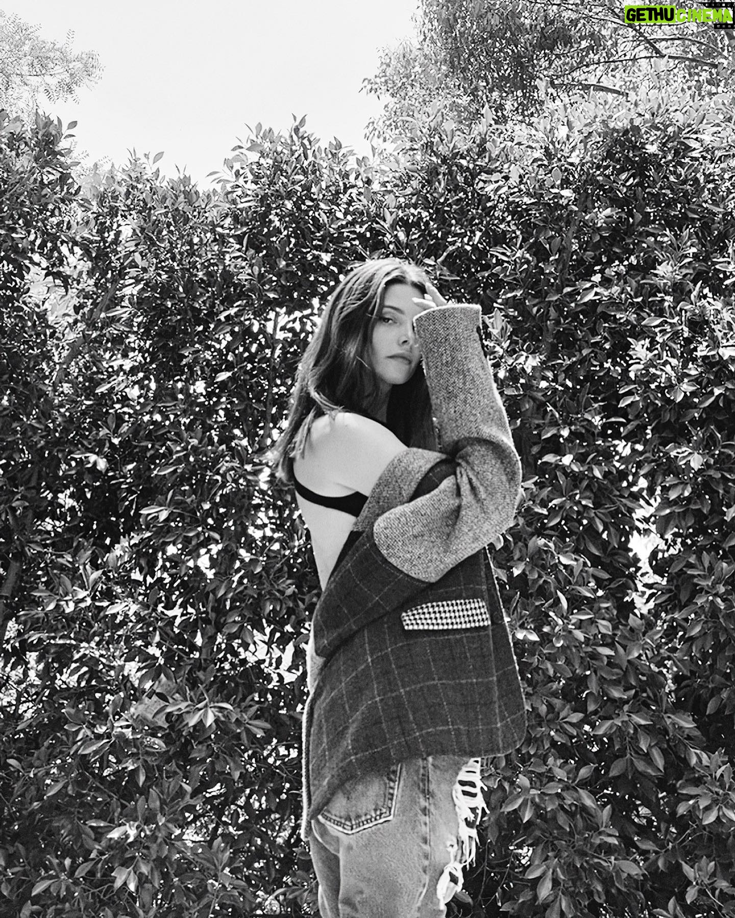 Ashley Greene Instagram - One of my favorite shoots for @m__milenio that was done mid pandemic. Shot at the house virtually, styled with a lot of @paulkhoury clothes and hair and makeup by me.