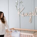 Ashley Greene Instagram – 💫 Kingsley’s Nursery Reveal 💫 
We wanted a calm, inviting environment with lots of natural light and wood. Big thank you to @mp_james_design for helping bring that vision to life. Can’t wait to see little girl grow up in here. 

PS- the @newtonliving mattress is made to be used without a sheet. We just used one for the photo. The mattress is actually breathable if your face is pressed against it and very safe for baby. 

#nurserydesign #nurseryreveal