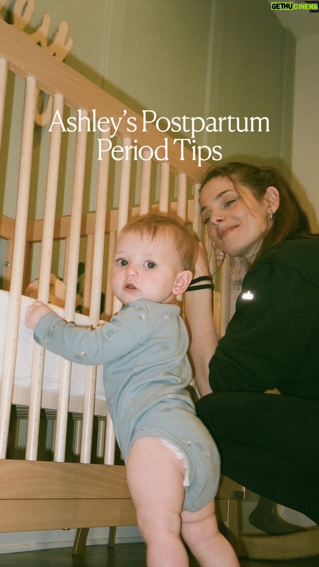 Ashley Greene Instagram - Lights, camera, and the cutest co-star, baby Kingsley! Curious about your postpartum period? Actress and Co-Founder of Hummingway, Ashley Greene Khoury shares her experiences and insights. 🫶 Discover her must-haves: the comforting @ourhummingway Cycle Soother, supportive @bellybandit leggings, and reliable @shopproof leakproof underwear. Want to learn more? Head over to The Regular for expert tips from @drjolenebrighten. Join us on this exciting postpartum journey! #postpartumjourney #periodrelief #ashleygreene #hormonalhealth #wholecyclewellness