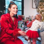 Ashley Greene Instagram – Christmas was a success. And yes – the last photo is of us in a Santa clause for dogs photo…. she loved it.