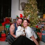 Ashley Greene Instagram – Christmas was a success. And yes – the last photo is of us in a Santa clause for dogs photo…. she loved it.