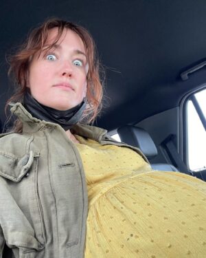 Ashley Johnson Instagram - Bellie. Bite progression tests. Anna.