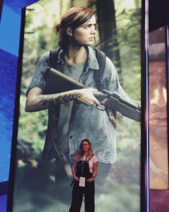 Ashley Johnson Instagram - #e32018 was pretty cool. 😊