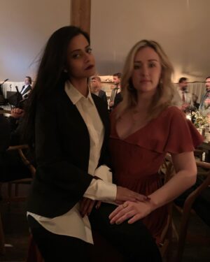 Ashley Johnson Instagram - Bonus photo shoot of really super great high quality shots by @brianwfoster. @milapajamas sitting on Momma’s lap. Happy Borthday, Pajamas.