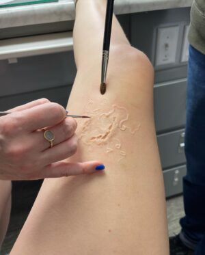 Ashley Johnson Instagram - Bellie. Bite progression tests. Anna.