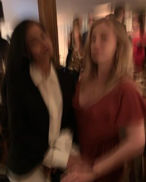 Ashley Johnson Instagram - Bonus photo shoot of really super great high quality shots by @brianwfoster. @milapajamas sitting on Momma’s lap. Happy Borthday, Pajamas.