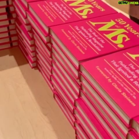Ashley Judd Instagram - Such a gas to have been a part of celebrating #50YearsofMs @HarvardBookstore to talk about how the publication has united women, helping us feel less alone and promoting women’s rights worldwide. We are still fighting for our rights day in and day out — and this includes the continued need for the #EqualRightsAmendment, which would enshrine equal rights regardless of sex and gender. The Constitution was written by and for white men who owned property. We say: we matter. Despite 38 states having ratified it, it is still being held up in Congress. It’s time to step up, Congress and POTUS! Section 1: Equality of rights under the law shall not be denied or abridged by the United States or by any state on account of sex. Section 2: The Congress shall have the power to enforce, by appropriate legislation, the provisions of this article. #NoTimeLimitOnEquality #equalitynow
