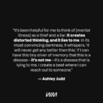Ashley Judd Instagram - Two years ago, Ashley Judd’s mother, country singer Naomi Judd, died by suicide. We spoke with @ashley_judd about how she’s caring for herself on the anniversary of her mother’s death and how she’s coping with the news of Harvey Weinstein’s overturned conviction. Tap the link in bio to read more.