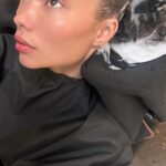 Ashley Moore Instagram - The Process! @alyssawoodhair Blessed this mess 💇🏽‍♀️