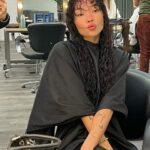 Ashley Moore Instagram - The Process! @alyssawoodhair Blessed this mess 💇🏽‍♀️
