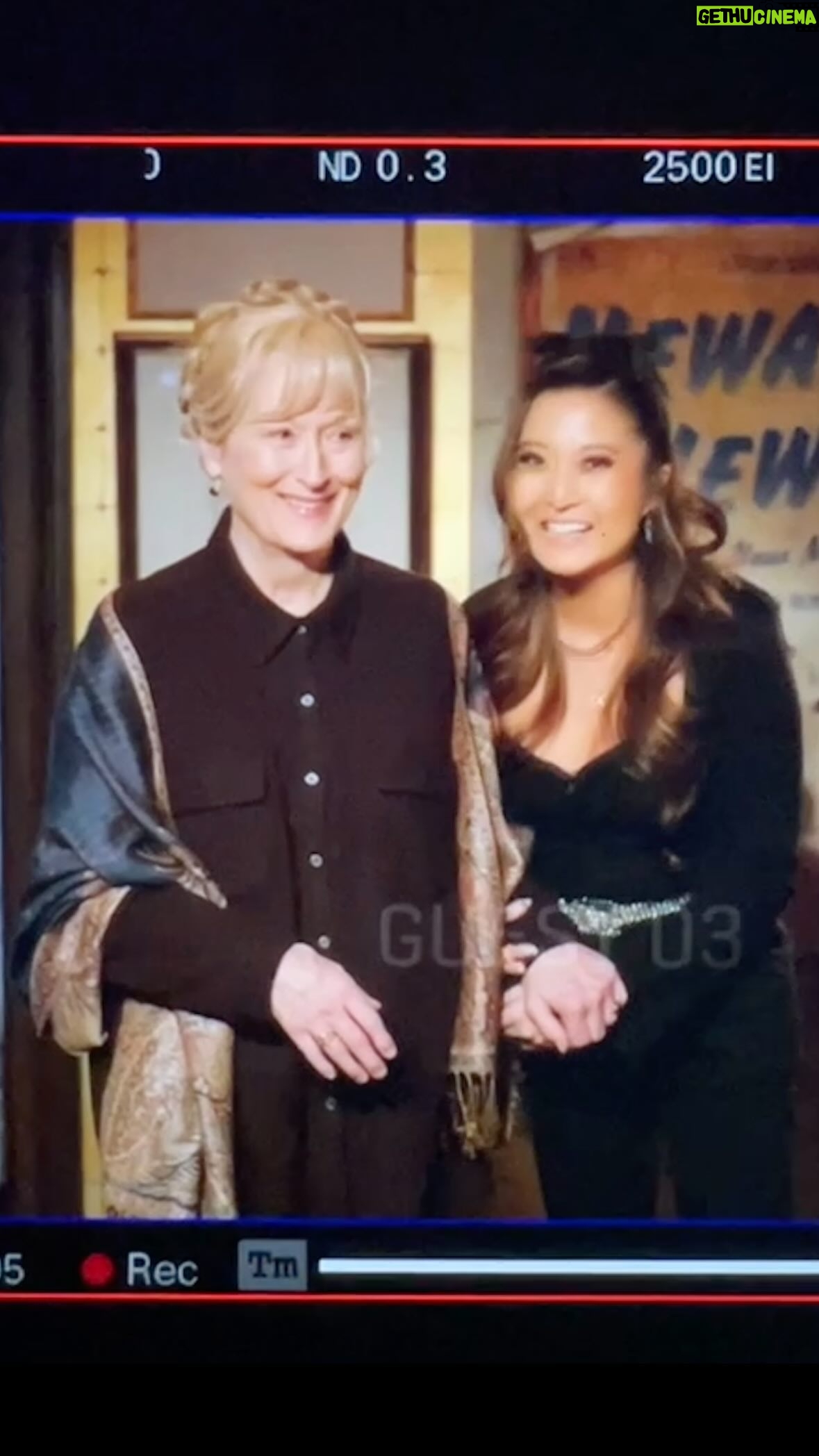 Ashley Park Instagram - never even imagined I was allowed to have this on my bucket list. Meryl is as humanly lovely and diligent as she is artistry and talent, @sarabareilles @benjpasek @justinpaulmusic @ianeisendrathmusic are my favorites for their skill and their heart 🎶 @onlymurdershulu