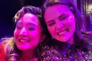 Ashley Park Instagram - hugs to everyone @onlymurdershulu and BEEF @netflix @a24 ❤️ so proud and honored to be part of both these families this season :) #goldenglobes