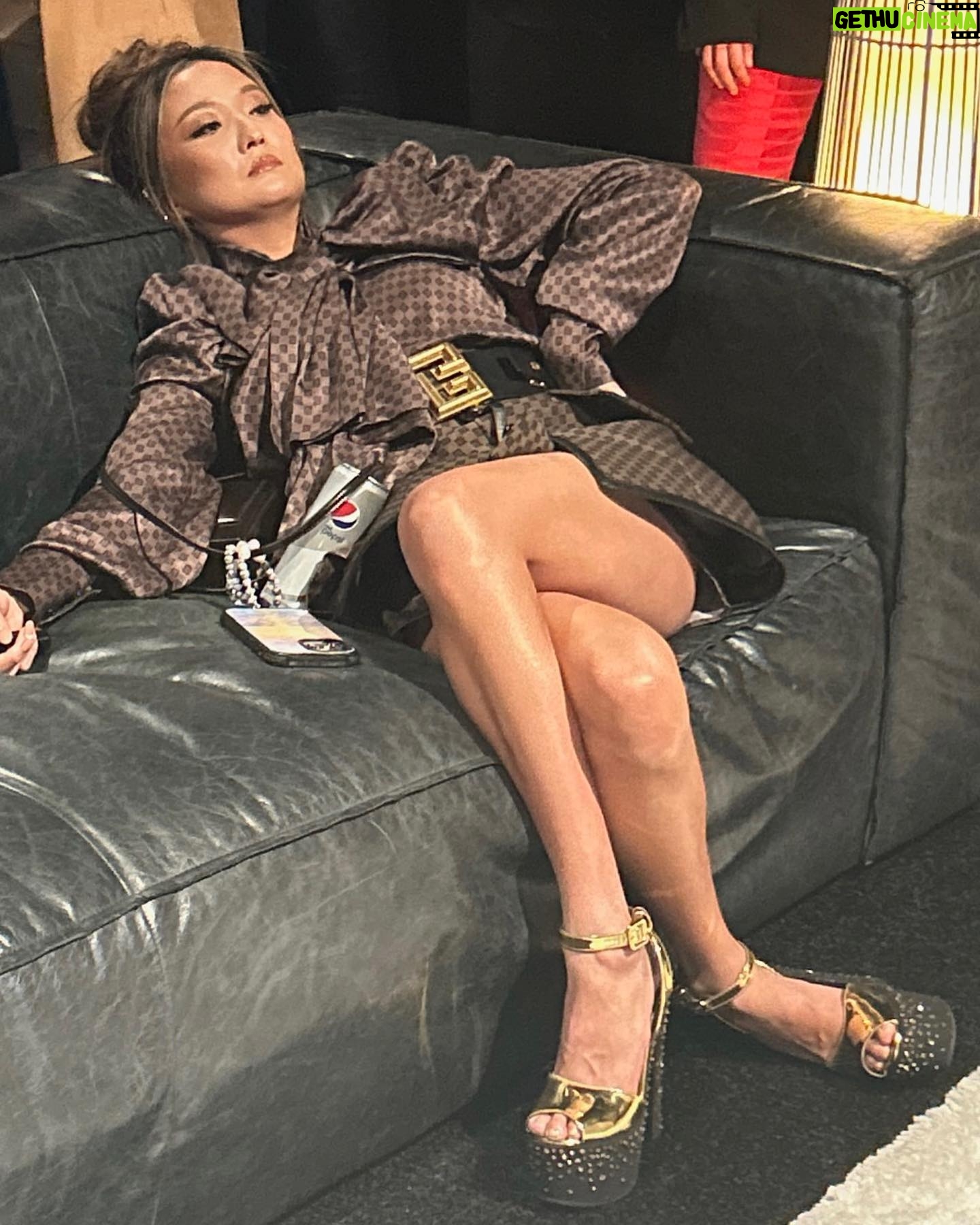 Ashley Park Instagram - truly honored to win @imdb “breakout star” starmeter award 🥹💫 thank you for seeing me in a way that I’ve always hesitated to see myself. (last slide for how I usually see myself 👽)