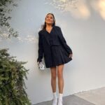 Ashley Park Instagram - pinstripes pieces for anytime & anywhere 🤗 which of these styles from my latest @renttherunway collection is your fave? filmed this a few months back in LA and you best believe the pinstripes have been packed in Paris too! link in my bio to rent this NEW collection, only on renttherunway.com - and use code ASHLEY30 to get 30% off your first month of RTR’s 10-item plan! #AshleyParkxRTR #RTRpartner