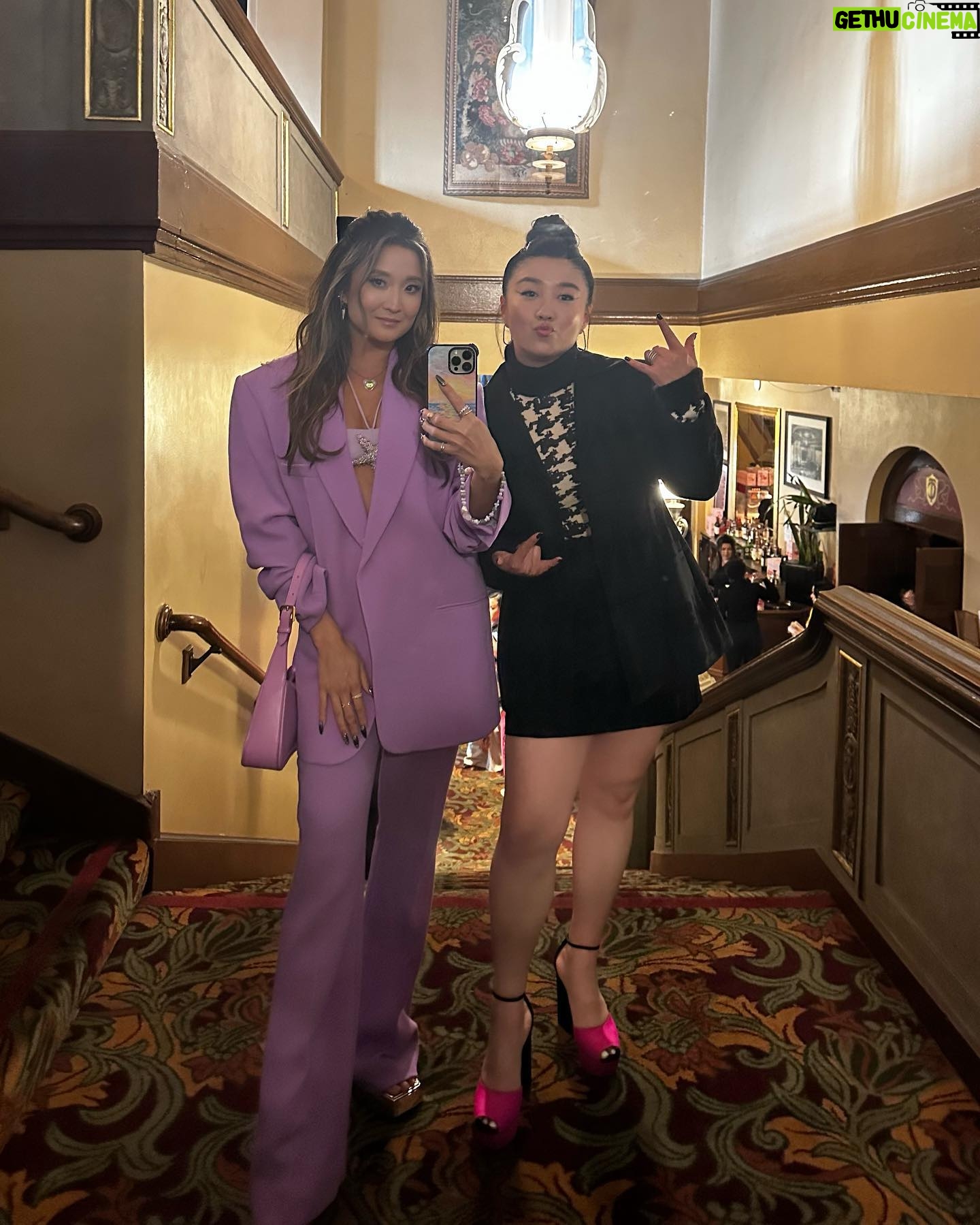 Ashley Park Instagram - livin la-vender loca🦄☯️🔮🪻🏳️🌈🫶 heart full from sharing #joyridemovie in San Fran #caamfest