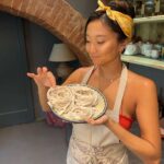 Ashley Park Instagram - 🍝🍝🍝!!! first time making pasta from scratch and I’ll truly never be the same. three different kinds, all the sauces, gluten free, made with lots of amour… honestly the most yummmm pasta I’ve ever tasted… if you’re intimidated by something (I’ve never been more scared of an onion 🔪), push yourself to try it out and learn even if you’re a beginner… it may turn out deliciously ☺️🤤🥰