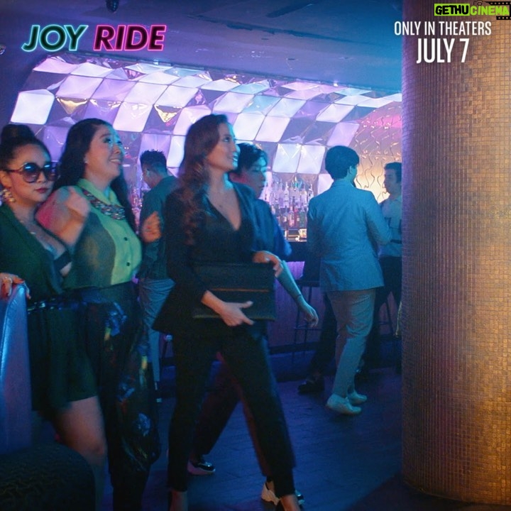 Ashley Park Instagram - live, love, laugh your ass off. 🎢🌟🍸 Audrey girlbosses into #JoyRideMovie only in theaters July 7