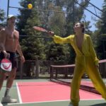 Ashley Park Instagram - pickleball w/bestie went great 🏓 🫣