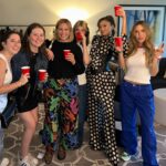 Ashley Park Instagram - polkadots gotta catch ‘em all 🐉 (ft. @balmain & mom’s maternity dress from the 90’s :)