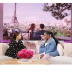 Ashley Park Instagram - ⚪️🖤spotted playing and panting at @jenniferhudsonshow with lovely @iamjhud talkin all the things :)