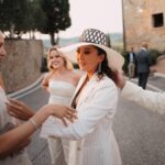Ashley Park Instagram - 🕊️my first time in the italian countryside! the essence of this region and of the entire Cucinelli family takes my breath away. genuinely grateful to celebrate @brunellocucinelli birthday and legacy 🤍