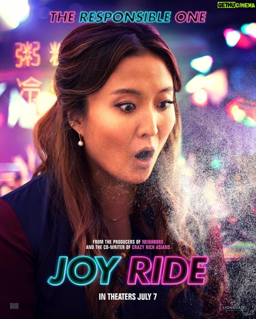 Ashley Park Instagram - who’s ready to see how “responsible”she reallllly is? 💁🏻‍♀️😈🤸🏻‍♀️ in theaters July 7 #joyridemovie