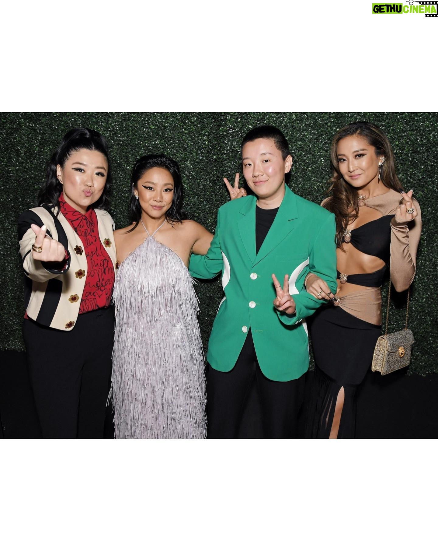 Ashley Park Instagram - 🍍✨ mom & dad as my dates to #GoldGala was so special. yay @goldhouseco @bingchen for bringin #aapi fam together!! yay @joyridemovie A100 honorees🫰🏼