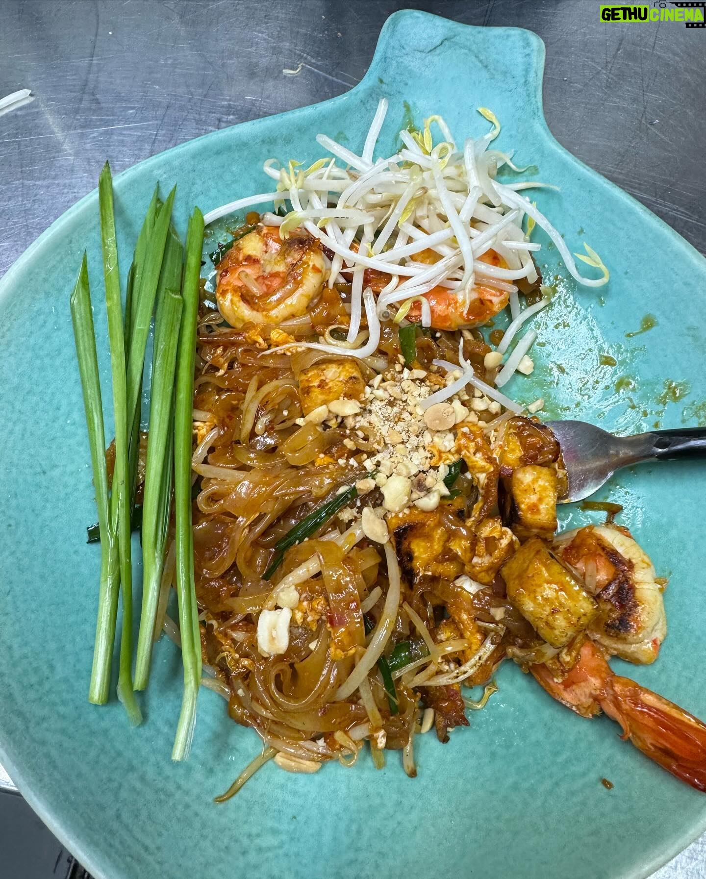 Ashley Park Instagram - cooking class in Thailand was wow, so who wants to try my ‘park thai’?? (Swipe for 👩🏻🍳) happy holidays kaaaa