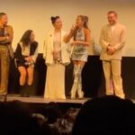 Ashley Park Instagram - clearrrrly held my sh*t together moments after we premiered @joyridemovie at @sxsw 🙃🥰 this was my first time ever at a film festival and my parents first time at a premiere of mine (THEY WERE CHAMPS thru this rated-R comedy… I gave them no warning beforehand 🤦🏻‍♀️). the most joyful atmosphere and every moment has been so special with my beloved cast and badass creatives… even felt safe enough to hit my boss (plz don’t press charges @sethrogen). thank you for taking this video @denniskwanphoto bc I think I blacked out for it all. This all hasn’t felt real til this weekend… til watching with this raucous audience, speaking and connecting to you all afterwards, that hug meant the world. Nobody I’d rather take this ride with than my Sherry, Steph, Sab 🫰🏼 and @erinwalshstyle dressed me in this outfit I loved by Korean designer @miss_sohee :)