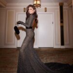 Ashley Park Instagram - Kors for Karl 🖤🏍️🐈‍⬛ #MetGala luv you @michaelkors