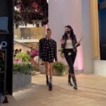 Ashley Park Instagram - ⚪️🖤spotted playing and panting at @jenniferhudsonshow with lovely @iamjhud talkin all the things :)