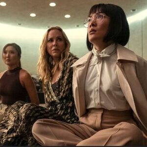 Ashley Park Instagram - hugs to everyone @onlymurdershulu and BEEF @netflix @a24 ❤️ so proud and honored to be part of both these families this season :) #goldenglobes