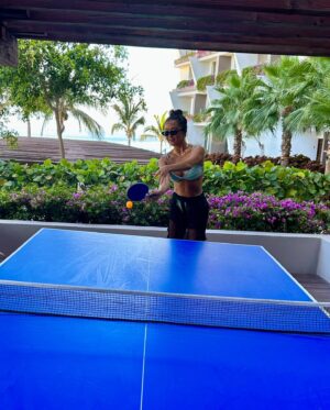 Ashley Park Instagram - 🌺 the absolute best days off, sunsets, and breaths of my life 🌅#GrandVelasCabo #LosCabos
