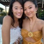 Ashley Park Instagram - when your only sibling is marrying the man of her dreams and wants a bachelorette party in Barcelona, YOU DO A BARCELONA BACHELORETTE… aperol spritz-themed, homemade paella-filled, with all her awesome friends 🍹🥘👰🏻🌞🥂 @audreyhehepark @kimptonvividora